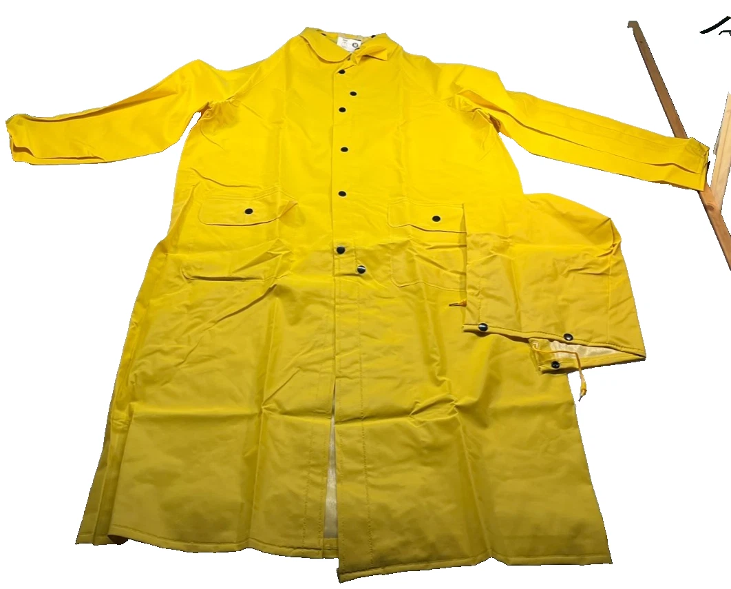 MCR Safety Rain Coat with Hood Classic 200C Size M Qty 2 image 1