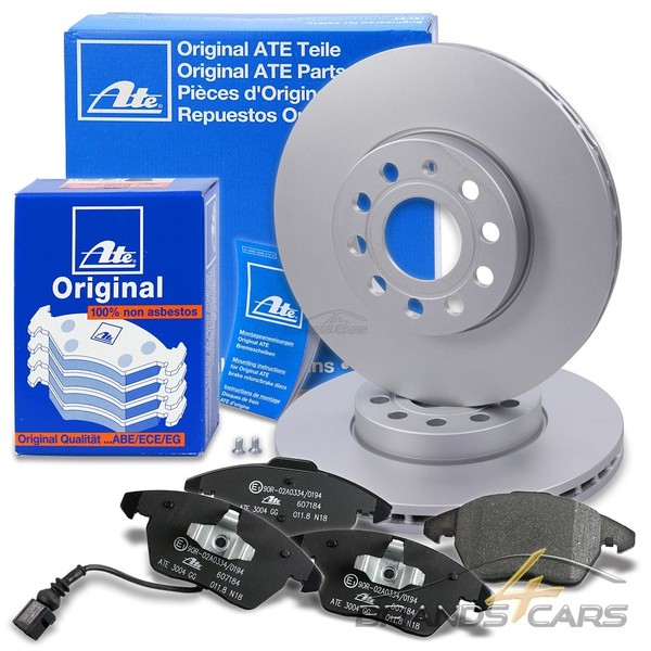 ATE Bremsscheiben Ø288 +BelÄGe MIT WK Vorne FÜR VW Golf 5 6 Jetta 3 4 Touran 1T-image