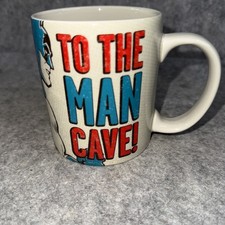 VINTAGE BATMAN DC Comics To The Man Cave Hallmark Ceramic Coffee Mug Cup