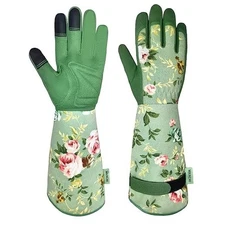 WANCHI Gardening Gloves, Durable and Comfortable Women's MEDIUM