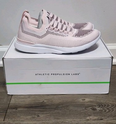 APL TechLoom Breeze Shoes Bleached Pink Burgundy White Men 7.5 Women 9 NIB