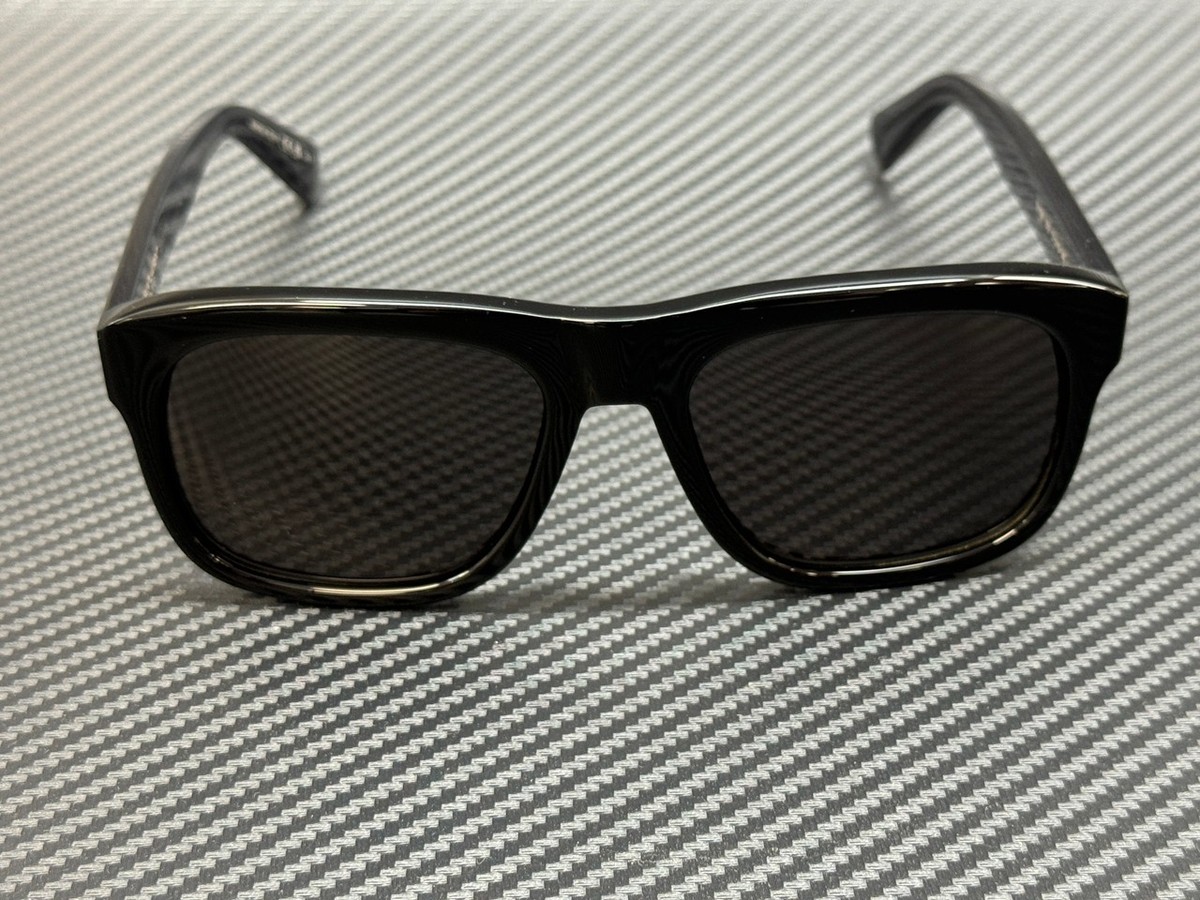 SAINT LAURENT SL 558 003 Black Grey Men's 57 mm Large Sunglasses