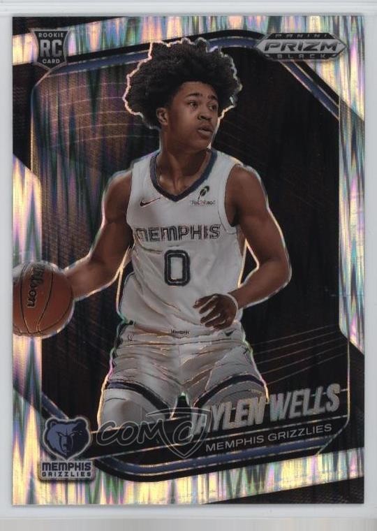 2024-25 Panini Prizm Black Skewed Prizm 98/249 Jaylen Wells #34 1oa8