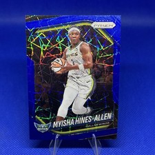 2025 Panini WNBA Prizm MYISHA HINES-ALLEN Blue Velocity Prizm #96 Dallas Wings
