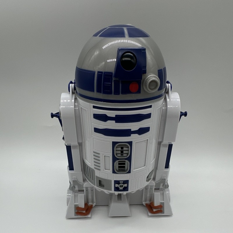 Star Wars R2-D2 Plastic Container with Hinged Lid & Handle White/Blue