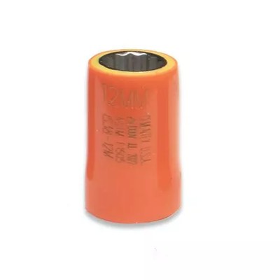 Cementex IS38-12M Insulated 3/8 Square Drive Socket, 12mm