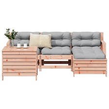 Salon de Jardin Meubles Terrasse 5 pcs Bois Massif Sapin de Douglas vidaXL