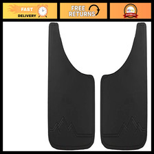 Easy Fit Black Mud Flaps - Durable No Logo Universal Fit For Trucks Suvs Easy Fit Black Mud Flaps - Durable No Logo Universal Fit For Trucks Suvs