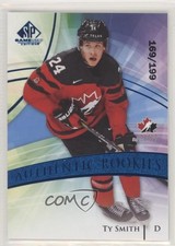 2020 SP Game Used Authentic Rookies Team Canada Blue Burst 169/199 Ty Smith 4om