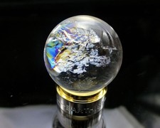 Natural Rainbow Quartz Crystal Sphere 20mm (with EARTHIST Stand)