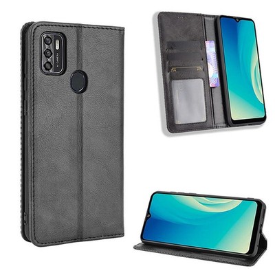 Magnetic Flip Case Leather Shell Wallet Stand Cover for ZTE Blade A7S 2020 Phone