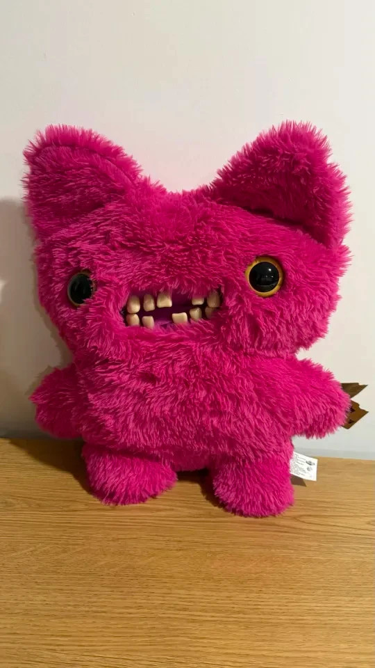 FUGGLER BIGG FUGG Plush XL 16” Pink Monster Screech Jumbo NWTs