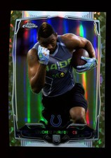 2014 Topps Chrome Camo Refractor #137 Loucheiz Purifoy Indianapolis Colts /499