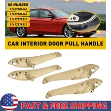 4Pcs Front & Rear Interior Door Handle Trim Set for BMW F30 320i 2013-2018