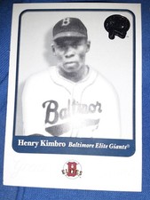 2001 Fleer Greats of the Game - Henry Kimbro #39 (RC)
