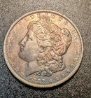 1889-P Morgan Silver Dollar AU and Excellent Toning On Obverse and Reverse!!!