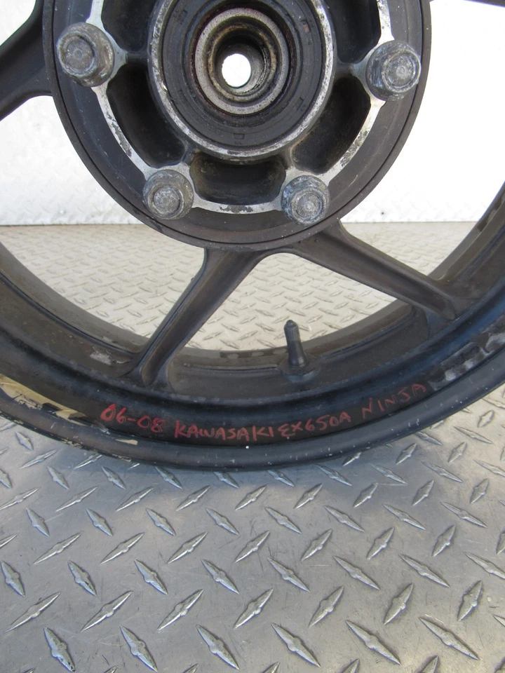 Llanta trasera Kawasaki Ex650A Ex 650 650R Ninja 2006-2008 06-08 Foto 4 de 4