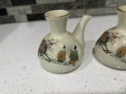 Vintage Saki/tea Set Porcelain Made In Japan - Picture 10 of 13