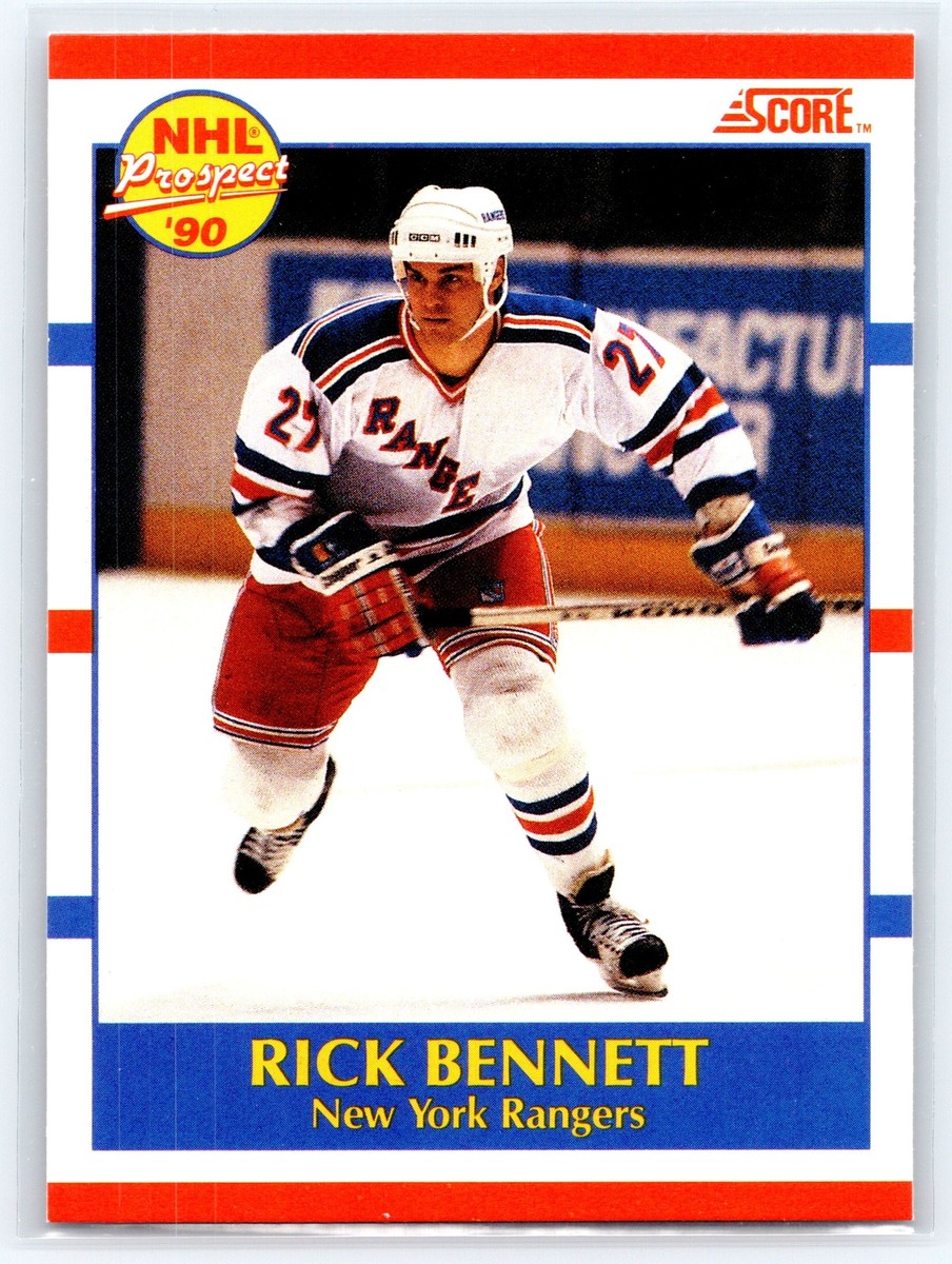 1990 Score Canadian #400 Rick Bennett Hockey New York Rangers