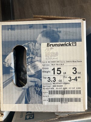 Brunswick Inferno Blue Flame 15 Pounds
