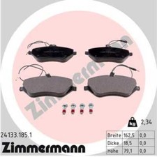 ZIMMERMANN Bremsbeläge vorne für Peugeot 607 407 SW Citroën C6 C5 III Break