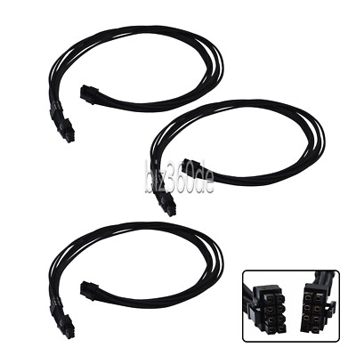 3x 8pin to 8pin GPU Stromkabel f. RTX 3080 FTW3 Ultra  Corsair SF750 RM750 RM850