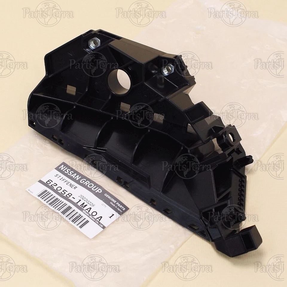 Nuevo parachoques delantero genuino Nissan Infiniti refuerzo lateral pasajero diestro 62058-1MA0A Foto 3 de 4