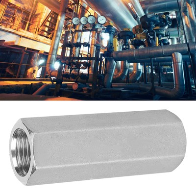 Hex BSPP Female Thread Air Check Valve For Water Pipe Connection 304 Stainle NF9