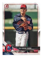  2018 Bowman Prospects #BP128 Yu-Cheng Chang