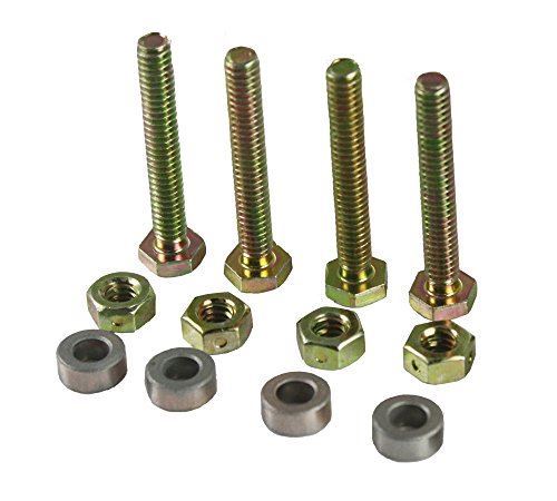 4 Shear Pins Lock Nuts & Spacers Fits Husqvarna 301172 Fits - Foto 5