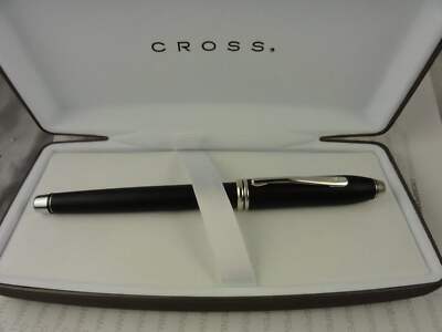 Cross Made in USA Townsend Cosmos Black with Rhodium Appointments Rollerball Pen