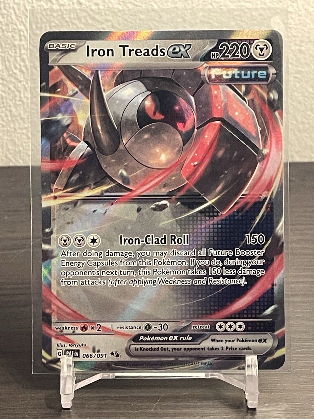 2024 Pokemon Paldean Fates - Iron Treads EX #66/91