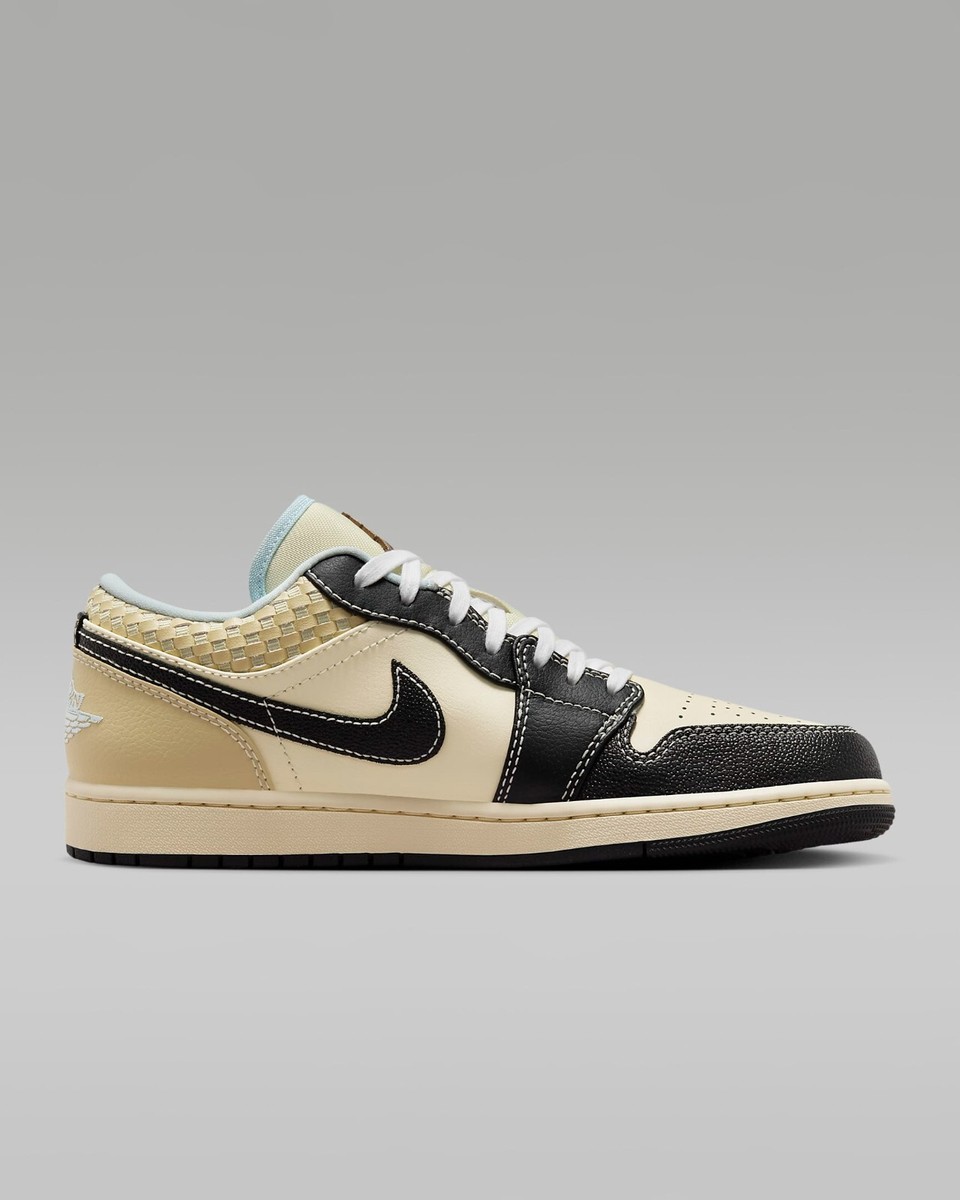 New Nike Air Jordan 1 Low SE Shoes - Coconut Milk (HQ3437