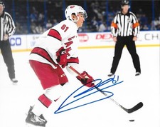 Ryan Suzuki signed Carolina Hurricanes 8x10 photo autographed Canes #2