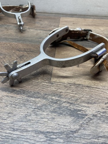c1960 Crockett Renalde Airplane Metal Aluminum Texas Cowboy Spurs - Picture 7 of 9