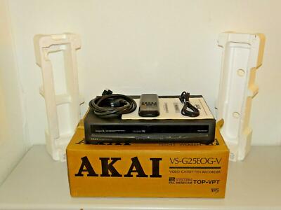 Akai VS-G25EOG-V VHS-Videorecorder in OVP inkl. FB&BDA, 2 Jahre Garantie