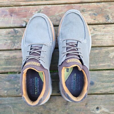 Skechers Men Shoes 11.5 Respected Loleto Relaxed Fit taupe  display picture 3