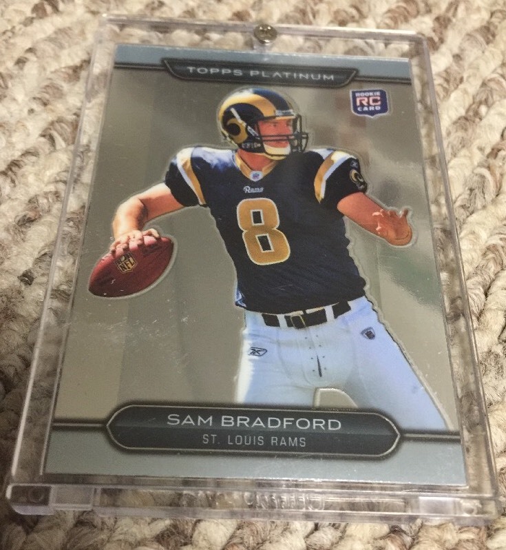 2010 topps platinum rookie Sam Bradford Rams Eagles Vikings #120