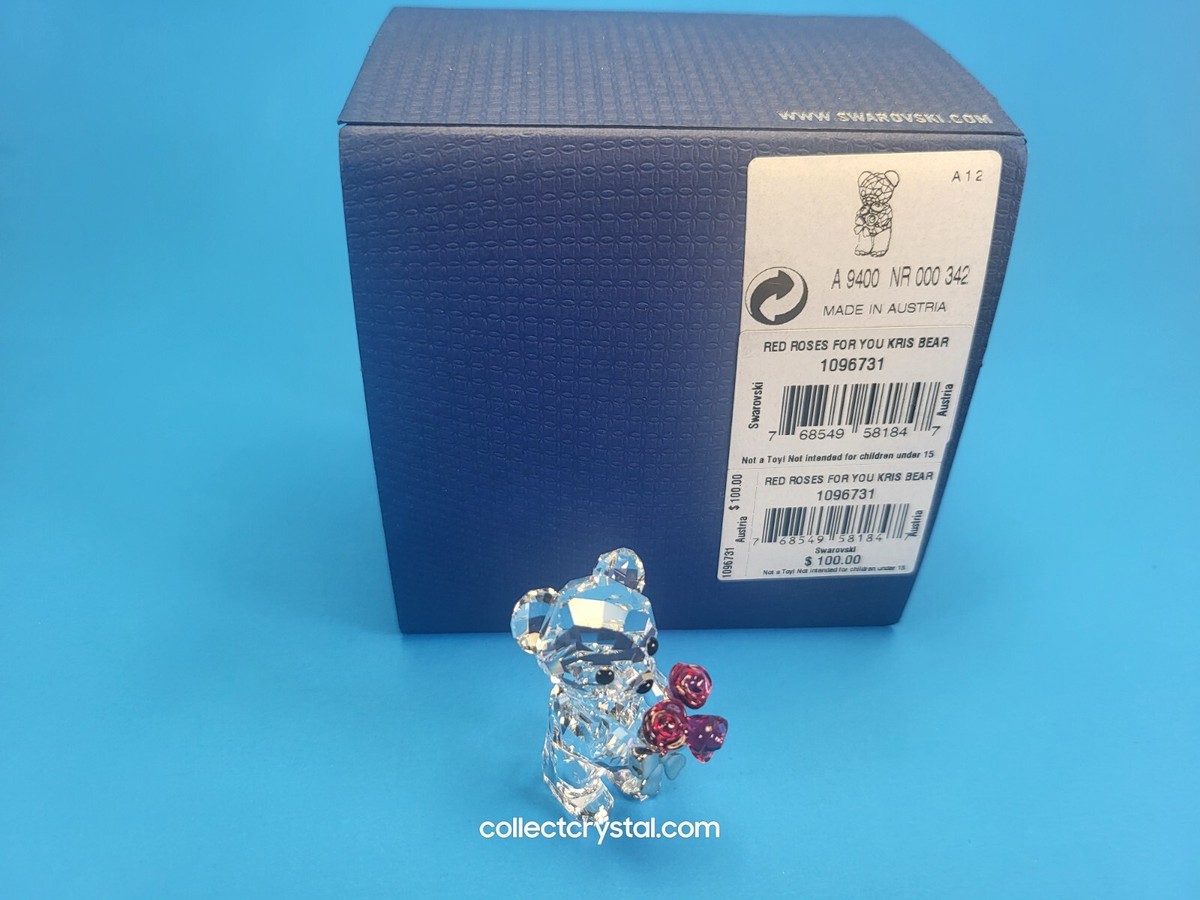 SWAROVSKI KRIS BEAR – RED ROSES FOR YOU 1096731 MIB Complete | eBay