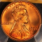 1958 D LINCOLN WHEAT PENNY *TONED* PCGS MS-66RD *ASTONISHING!!* LOT # 960