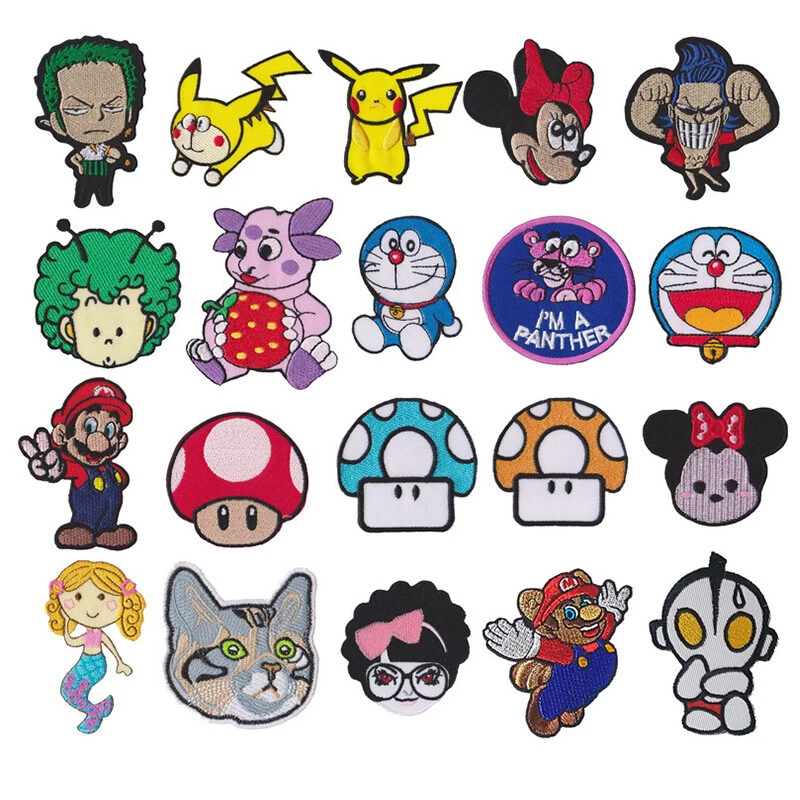 Wholesale Lot Movie Cartoon Cute Anime Superhero  Sew Iron on Embroidered Patch - Image 4 of 4