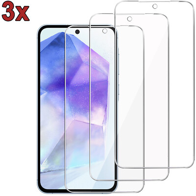 3x 9H Panzerfolie Glas für Samsung Galaxy Handy Anti-Kratzer HD Klar Full Screen