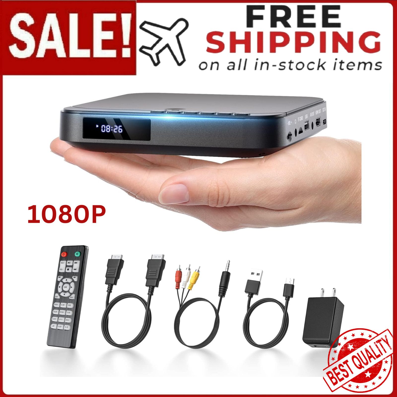 Hdmi Small Dvd Player For Tv With All Region Free Compact Sm