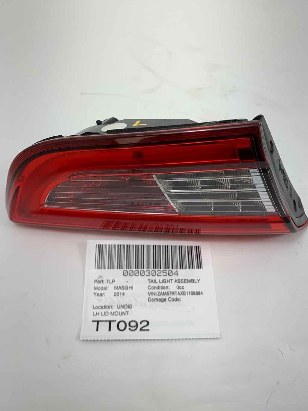 Maserati Ghibli LEFT Tail light