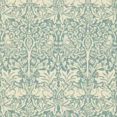 1 Rolle William Morris & Co Brer Rabbit Tapete DMORBR103 Farbe Schiefer/Vellum