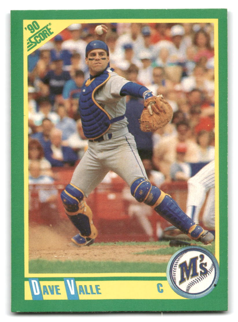 Dave Valle 1990 Score Baseball #109 Seattle Mariners