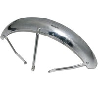 FüR Royal Enfield Klassisch 500 Schutzblech Fender Mit Stay Stahl Chrom S2U