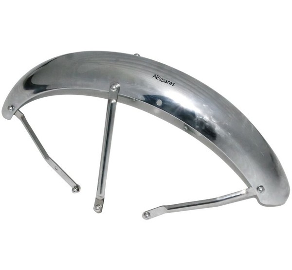 FüR Royal Enfield Klassisch 500 Schutzblech Fender Mit Stay Stahl Chrom S2U-image