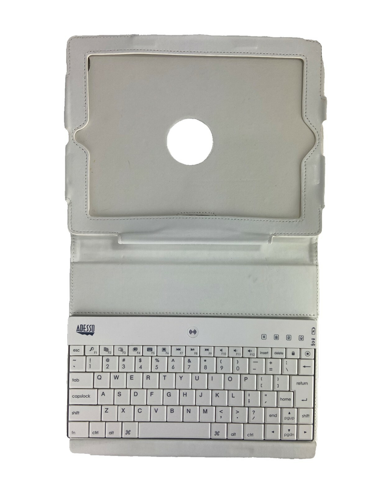 Adesso Compagno 3 Bluetooth Scissor-Switch Keyboard with Carrying Case for iPad