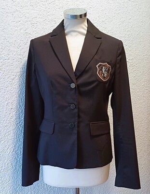 COMMA College Blazer Stickerei GR 36 navy d´blau Business Jacke NEUw